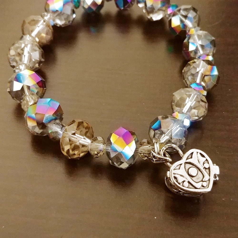 Beaded Locket Bracelet